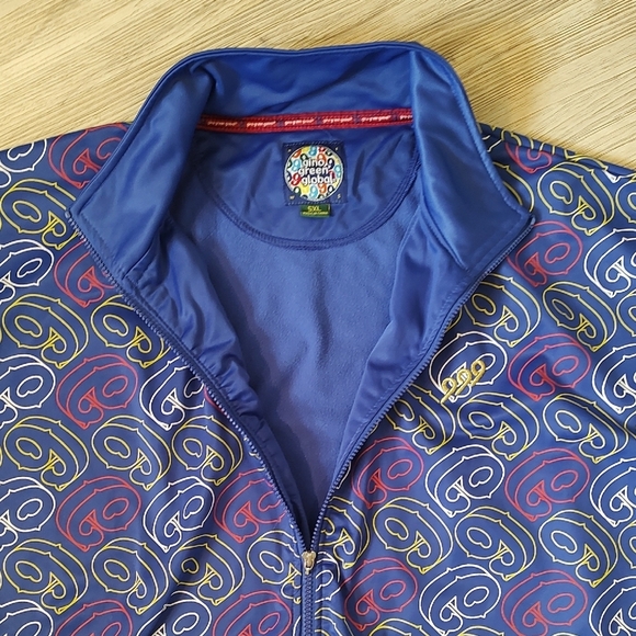 Gino Green Global Windbreaker Jacket Men's Size 5XL - Picture 9 of 11